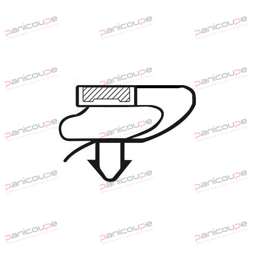 600 x 390 mm vertiefte Dichtung Produktbild