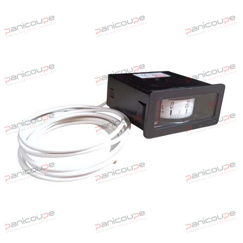 Rechteckiges Thermometer, schwarz, 0-120&deg; Produktbild