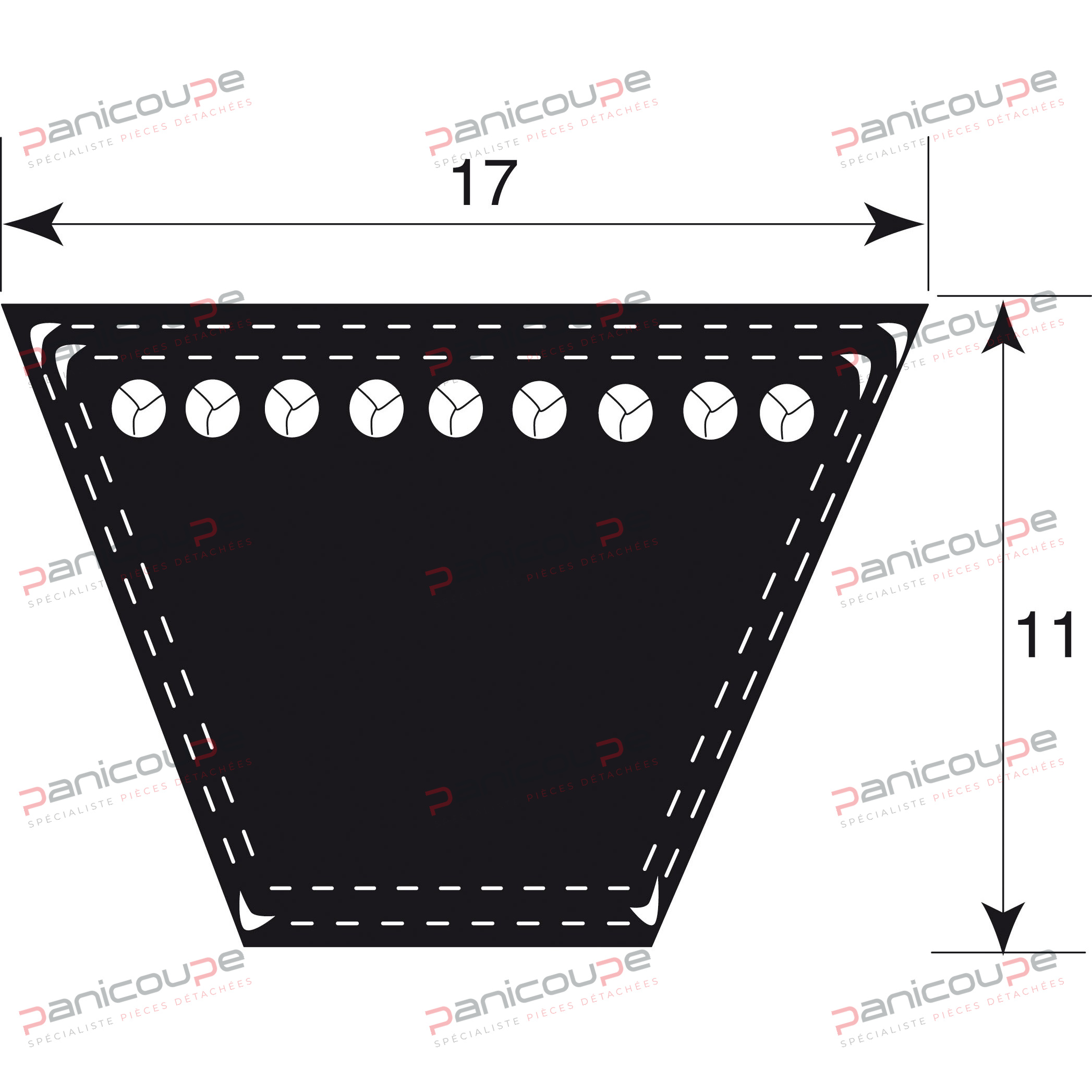 TRAPEZOIDALES CLASSIQUES SERIE B Produktbild