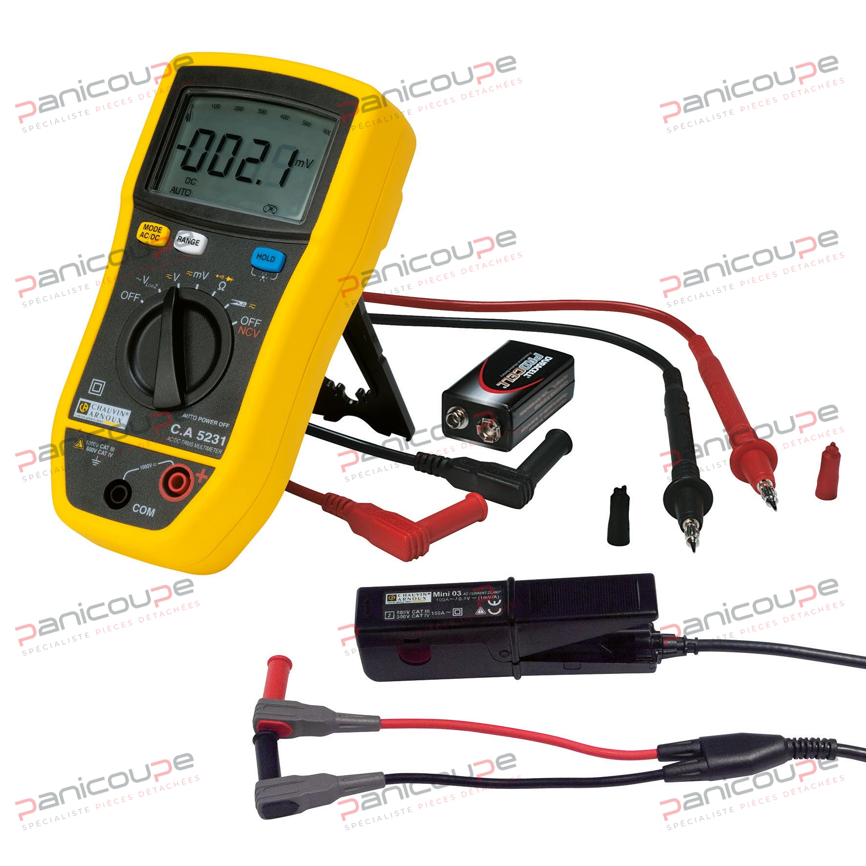 CHAUVIN ARNOUX CA5231 Digitalmultimeter + Mini03 AM-Klemme Produktbild
