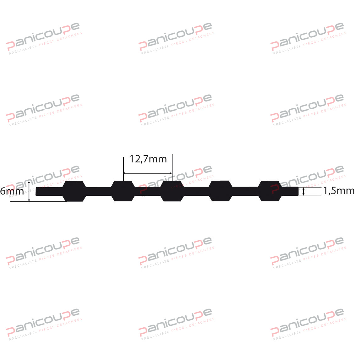 510 H 075 DOPPELRIEMEN Produktbild