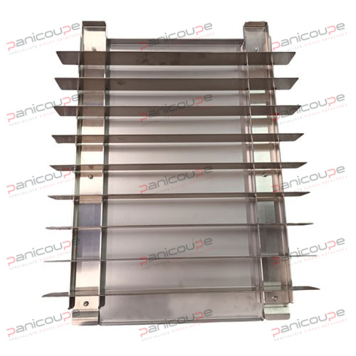 10x1 Edelstahl-Trennw&auml;nde Produktbild