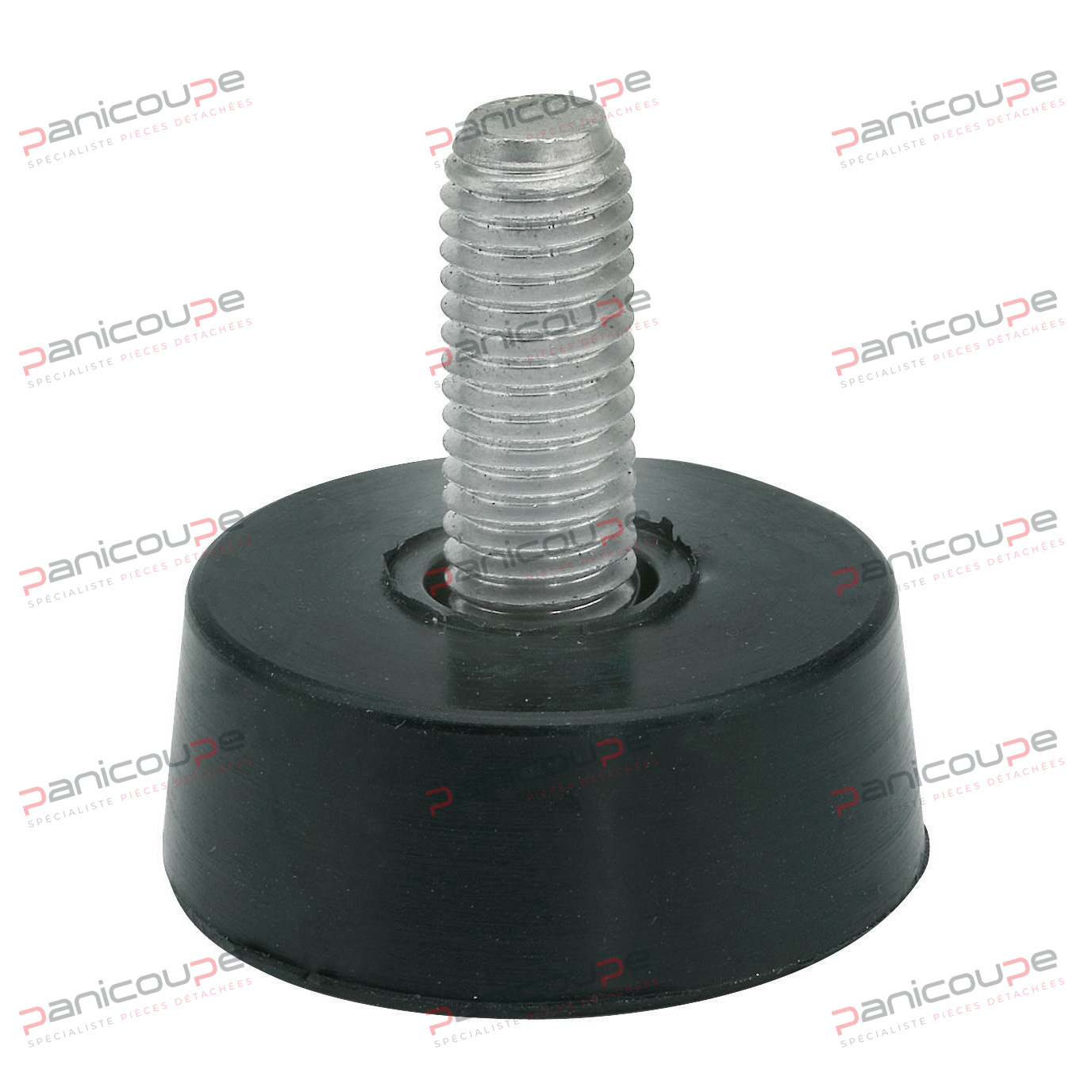 PIED CAOUTCHOUC TIGE INOX Produktbild