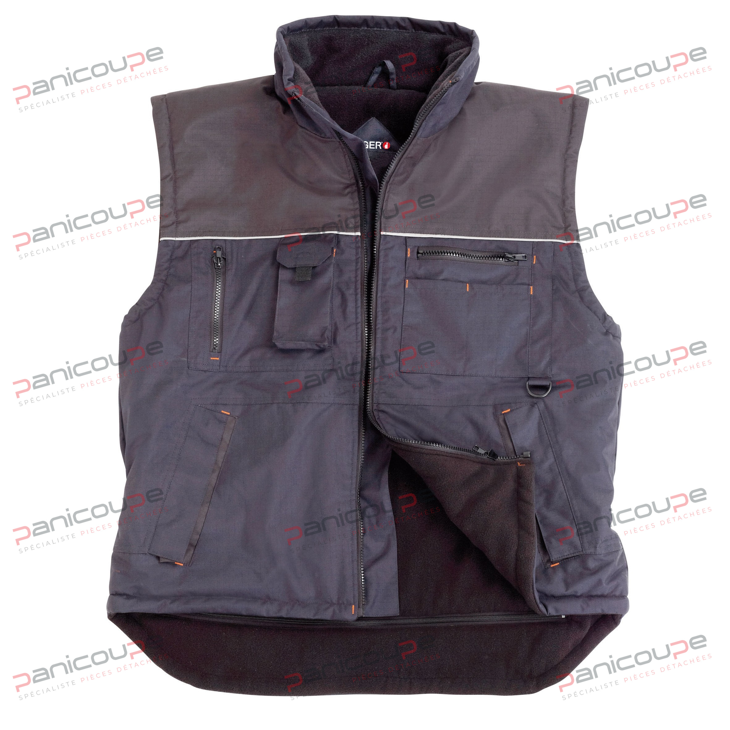 GILET RIPSTOP MARINE/NOIR Produktbild
