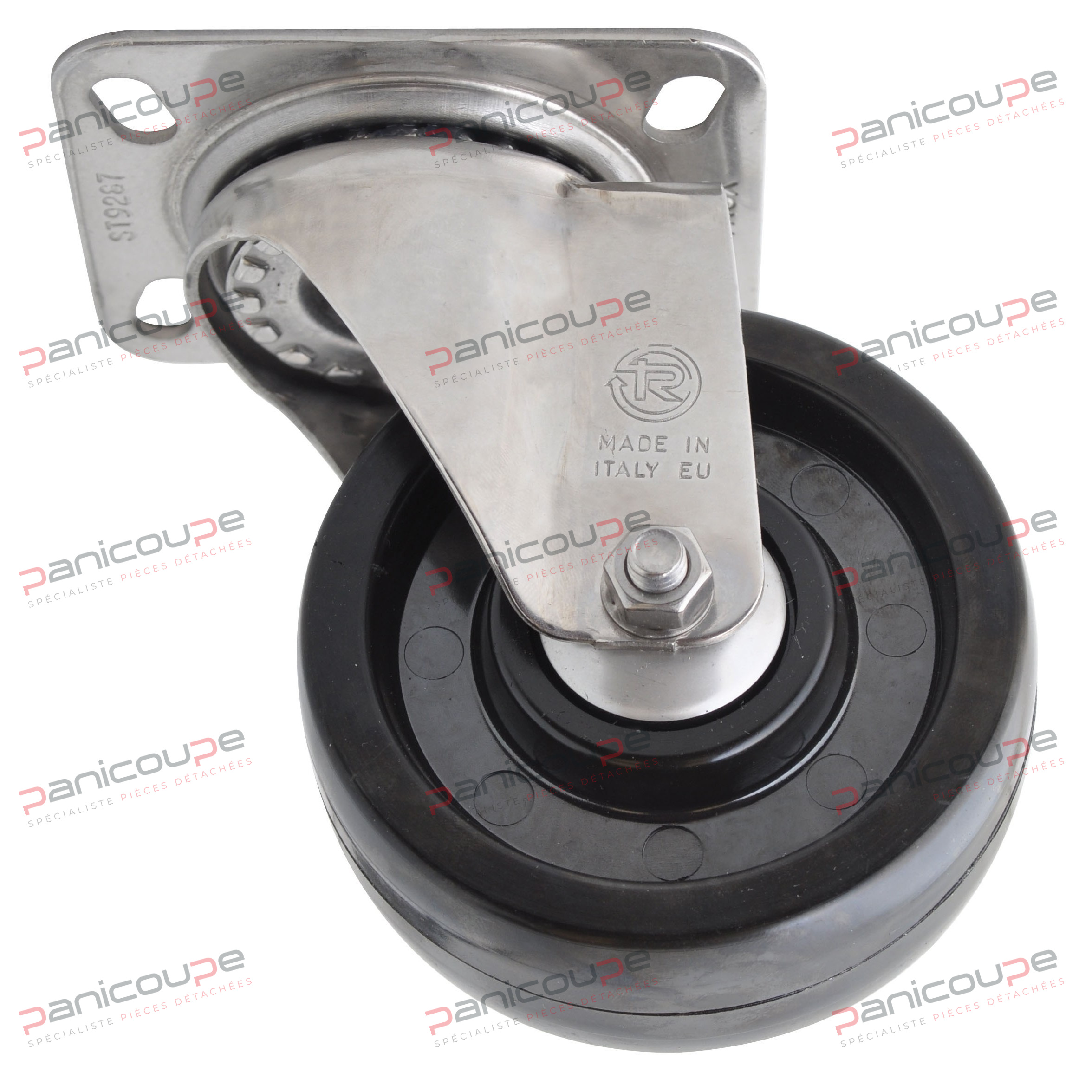 ROULETTES HT PIVOTANTES ROULEMENTS &Agrave; BILLES CHAPES INOX Produktbild