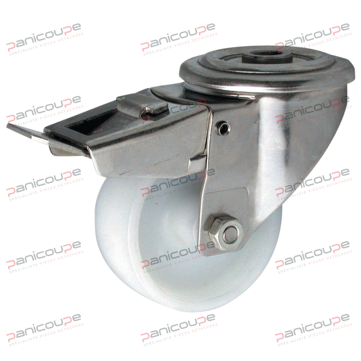 ROULETTE POLYPROPYLENE FREIN CHAPE OEIL INOX Produktbild