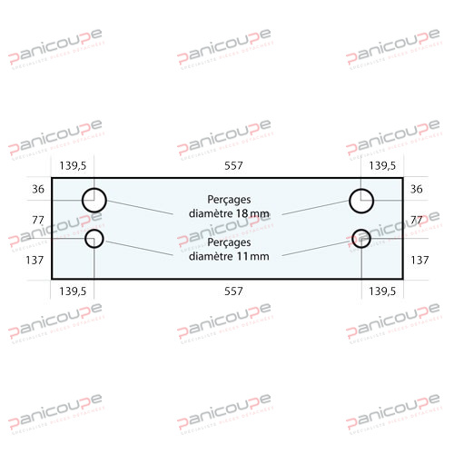 GLAS 836 X 250 X 6 MM &ndash; VF71 Produktbild