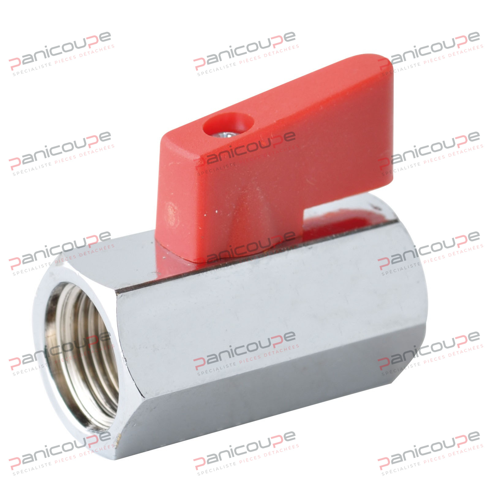 MINI VANNES &Agrave; SPHERE LAITON FEMELLE/FEMELLE Produktbild