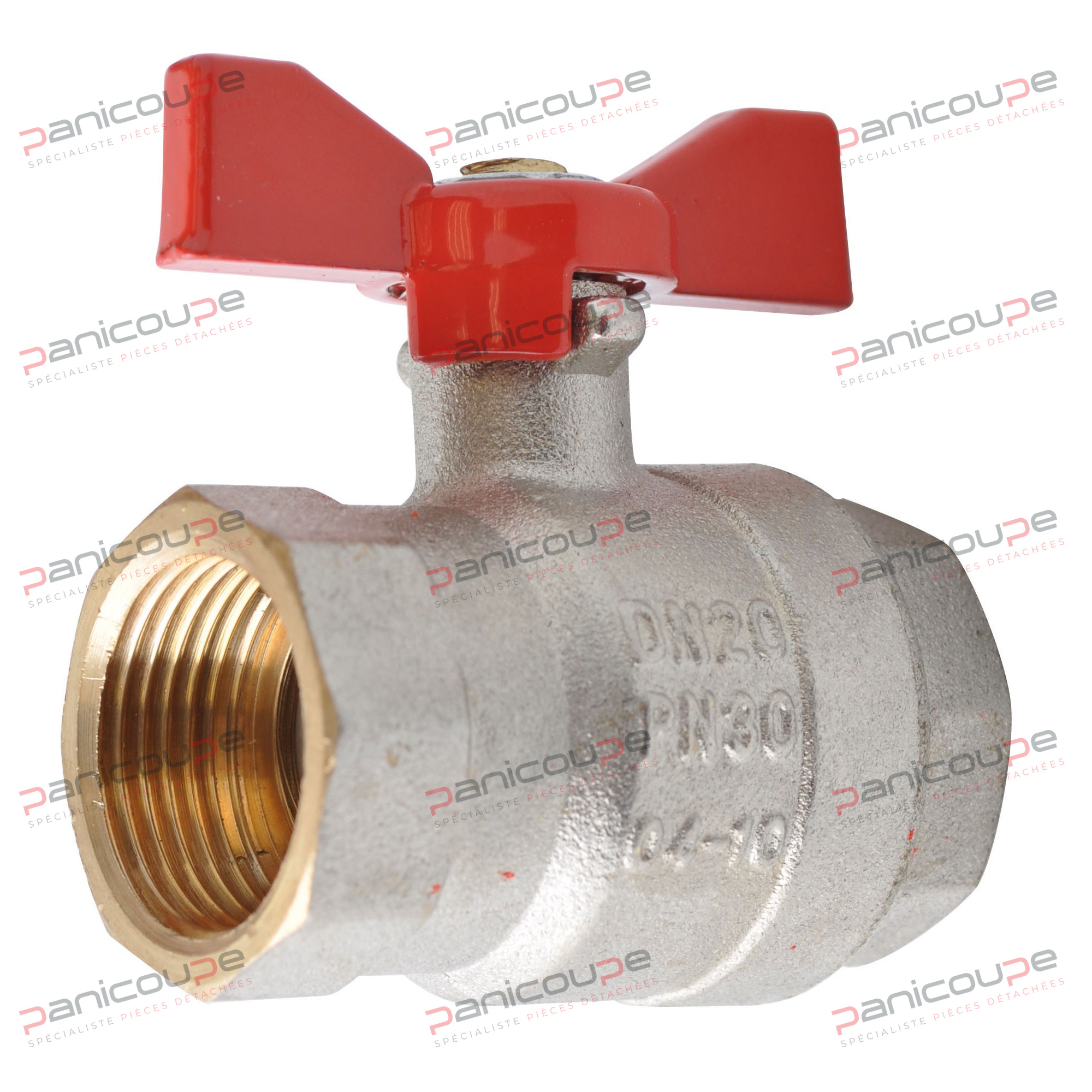 VANNES &Agrave; SPH&Egrave;RE LAITON FEMELLE/FEMELLE MANETTES PAPILLON Produktbild