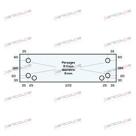 GLAS 1292 X 299 MM &ndash; VFPN16 Produktbild