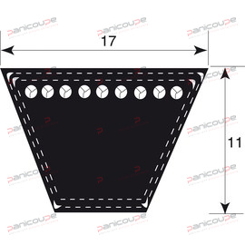 TRAPEZOIDALES CLASSIQUES SERIE B Produktbild