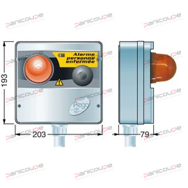 Eingesperrte Alarmanlage Produktbild
