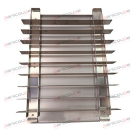 10x1 Edelstahl-Trennw&auml;nde Produktbild