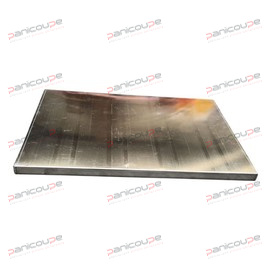 600 x 400 mm massives Aluminiumblech Produktbild