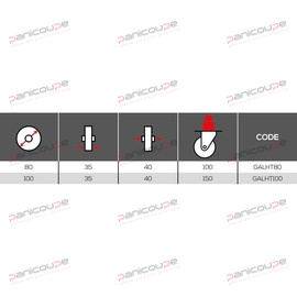 HOCHTEMPERATUR-EINZELRAD Produktbild