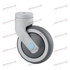 ROULETTES PIVOTANTES CHAPE &Agrave; OEIL SYNTHETIQUE SANS FREIN Produktbild