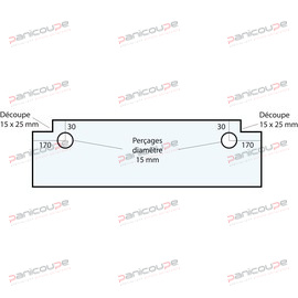 GLAS 684 X 218 X 6 MM - VF17 Produktbild
