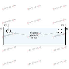 GLAS 720 X 190 X 6 MM - VF19 Produktbild