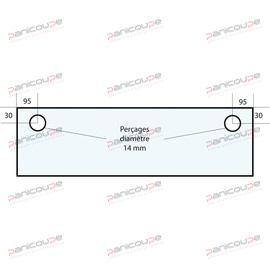 GLAS 605 X 180 X 6 MM &ndash; VF58 Produktbild