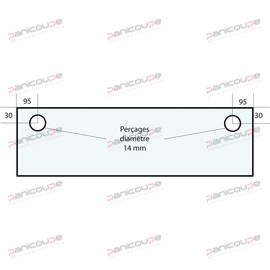 GLAS 755 X 230 X 6 MM - VF30 Produktbild