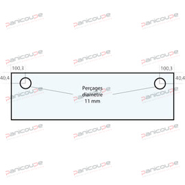 GLAS 635 x 230 x 6 - VF62 Produktbild