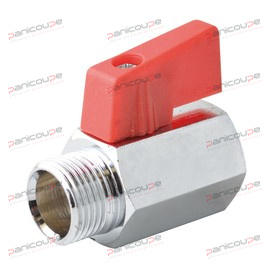 MINI VANNES &Agrave; SPHERE LAITON M&Acirc;LE/FEMELLE Produktbild