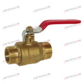 VANNES &Agrave; SPHERE LAITON M&Acirc;LE/M&Acirc;LE POIGNEE PLATE Produktbild