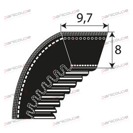 COURROIES CRANTEES SERIE XPZ Produktbild