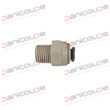 Einfache Verschraubung M 1/4 NPTF x 1/4 Produktbild