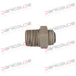 Einfache Verschraubung M 3/8 NPTF x 1/4 Produktbild