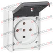 3P+E+N WASSERDICHTE STECKDOSE 32A PLEXI Produktbild